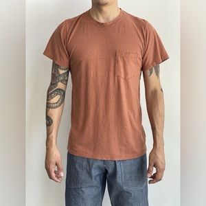 Jung Pocket Tee in Terracotta